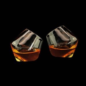 winkee rolling whiskey glasses set of 2